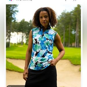 Cracked wheat golf skort